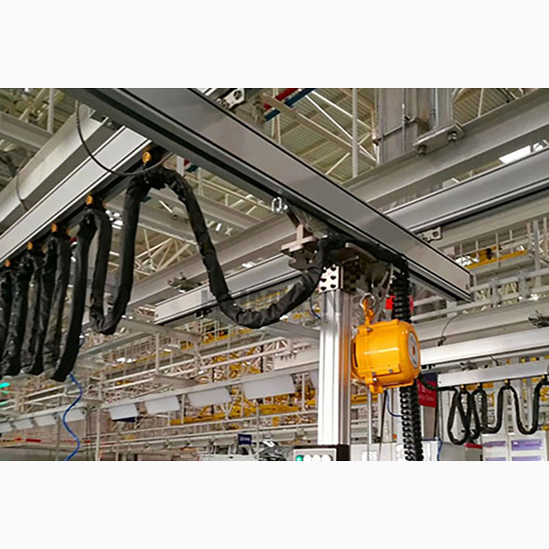 Deadweight Aluminium Rail Crane System