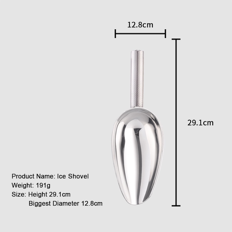 Bar Tools Rostfritt stål Ice Scoop