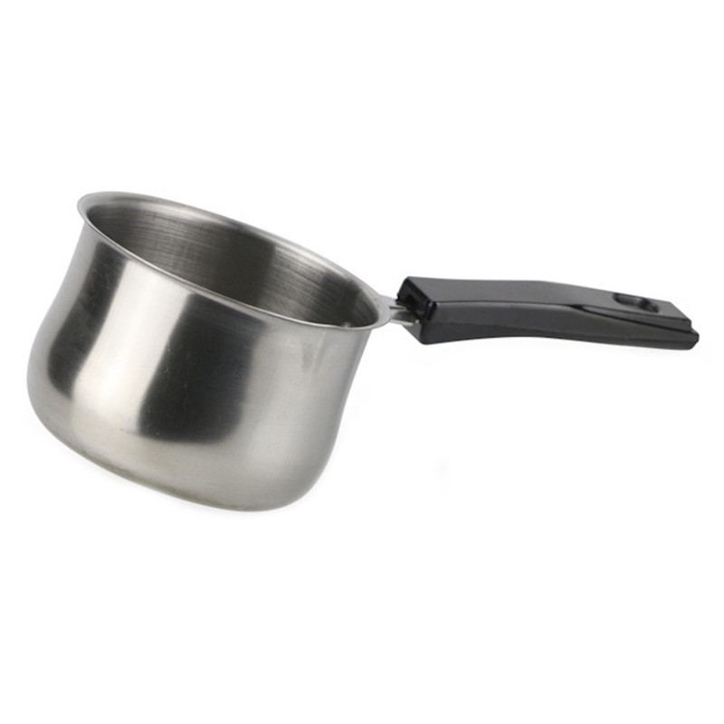 Rostfritt stål Mjölk Frothing Jug Espresso Pot Turkish Pot Kaffe Varmare
