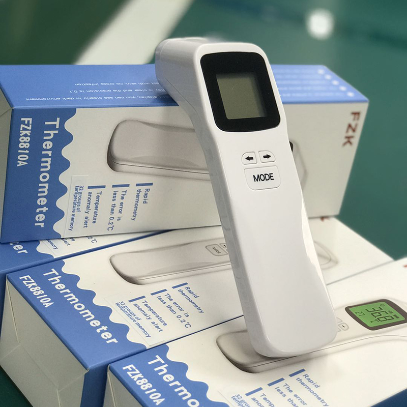Icke-kontaktfri Digital Infraröd termometer Handhållen tillförlitlig temperaturpistol