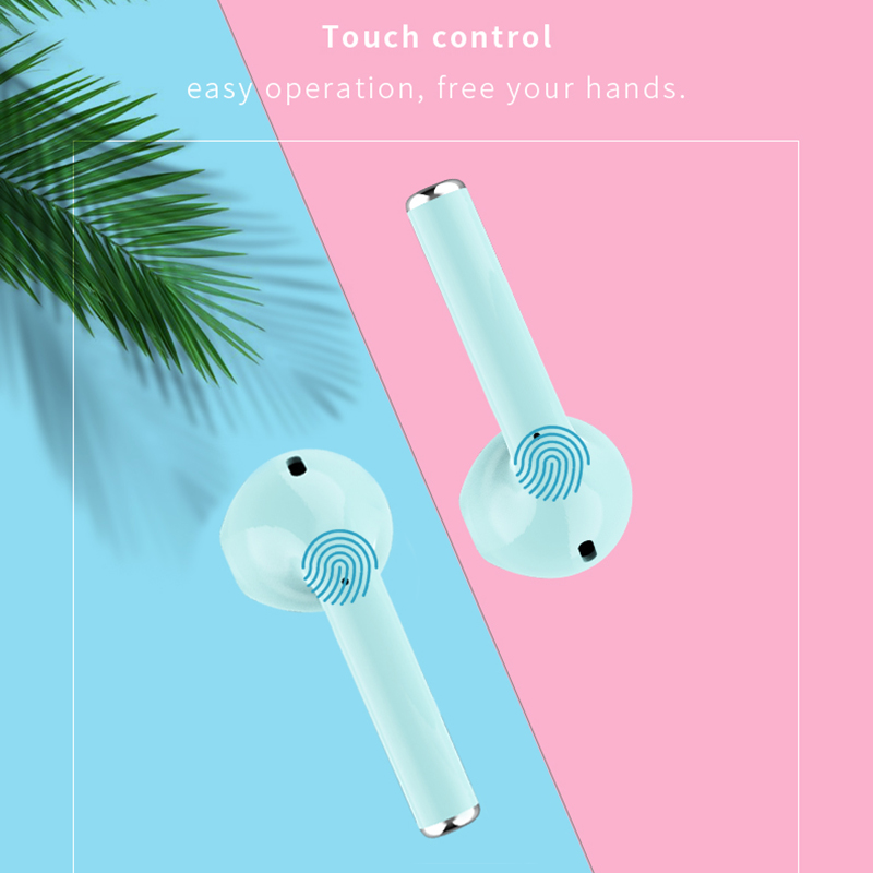 TWS Bluetooth-hörlurar i21 HD Ljudkvalitet Touch-funktion