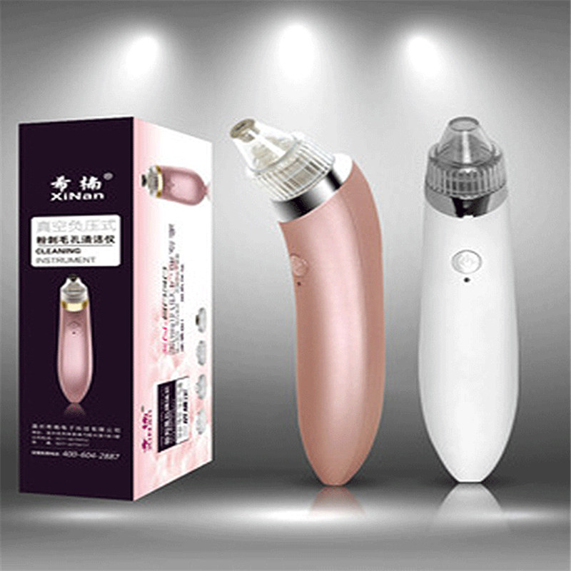 USB-uppladdningsbar elektronisk por djuprengörare Beauty Machine Vacuum Blackhead Remover Sucker Tool Kit