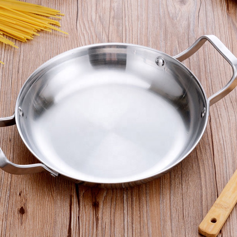 FRÄMJANDE PAN STAINLEST STEEL MED 2 HELEPERER