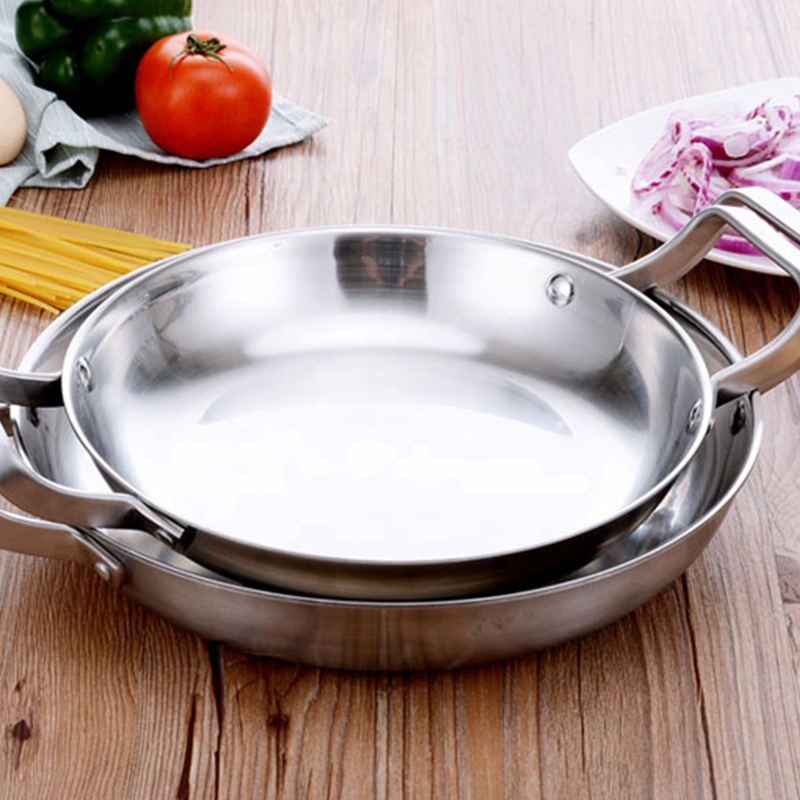 FRÄMJANDE PAN STAINLEST STEEL MED 2 HELEPERER