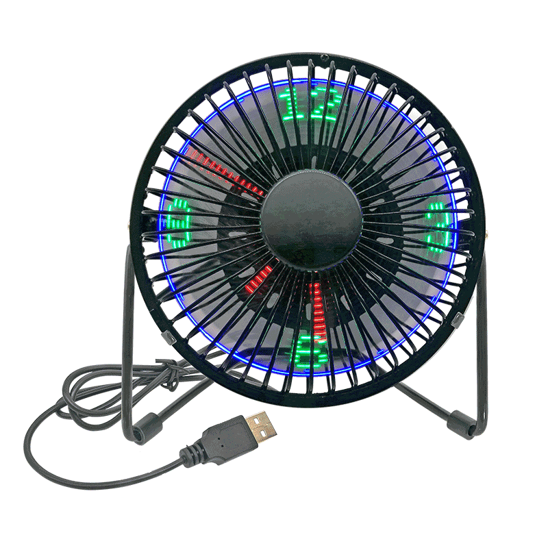 Skrivbord USB LED-fläkt (4 tum) 4A