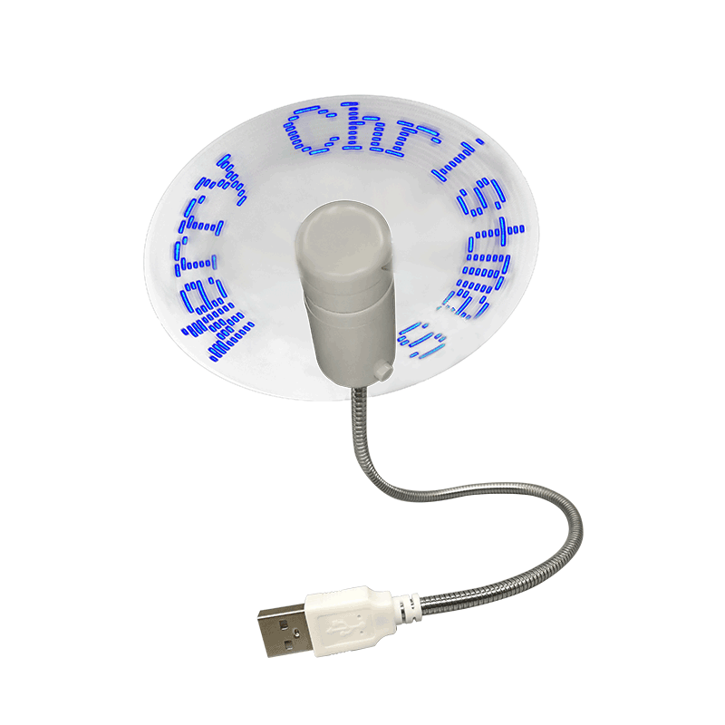USB-ledd klockfläkt S02