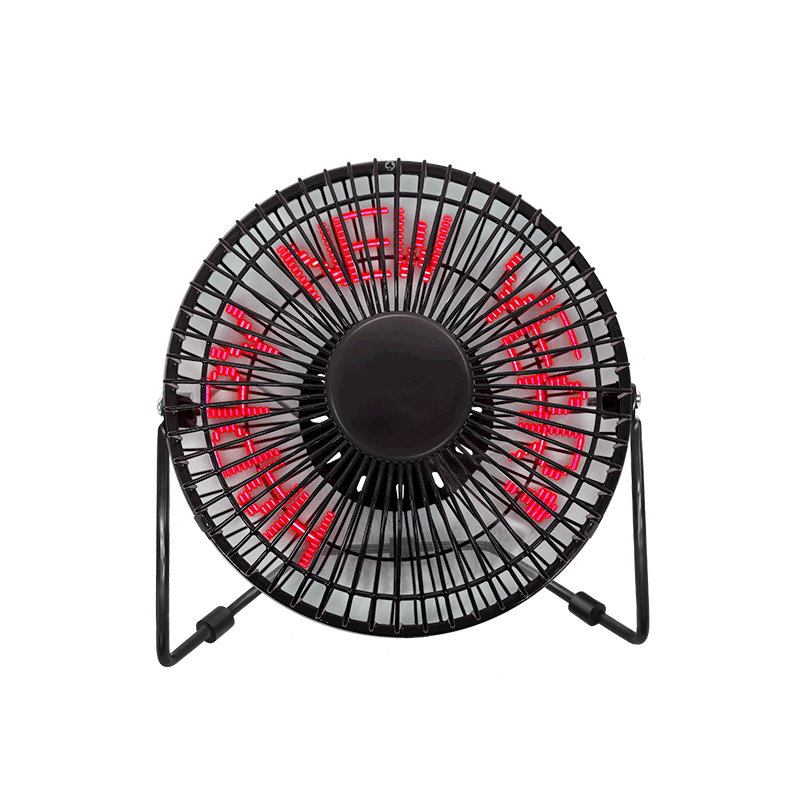LED-klockavisningsfläkt med temperturstid Datum 6 tum (6B)