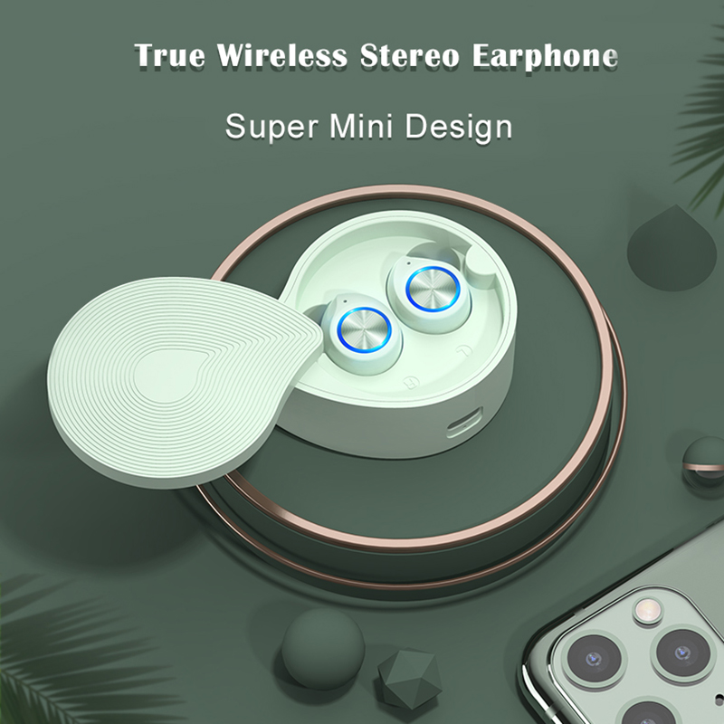 TWS Bluetooth Earphone TW70 HD ljudkvalitet Mini Design Touch Operation