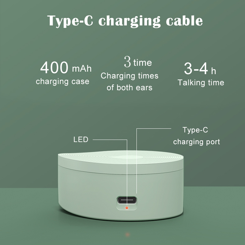 TWS Bluetooth Earphone TW70 HD ljudkvalitet Mini Design Touch Operation