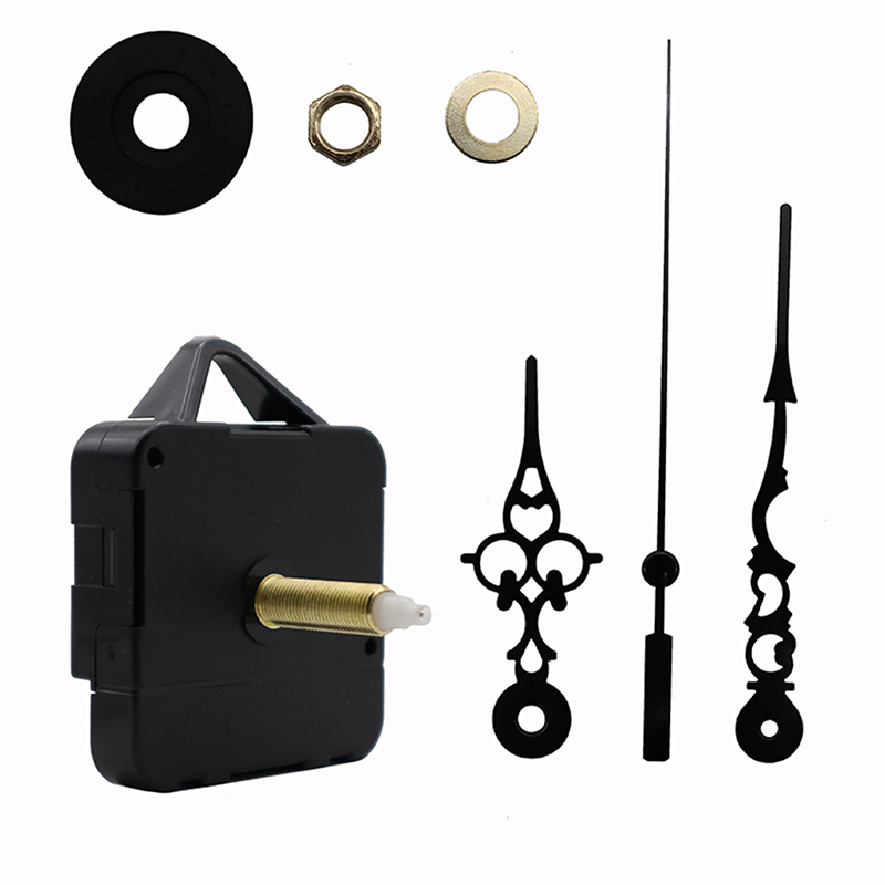 HR1688-31mm steg väggklocka rörelse och HR9403 HR903 svarta klocka händer