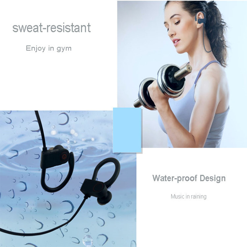 High-end atmosfäriska bekväma trådlösa Bluetooth-headset med öronhake