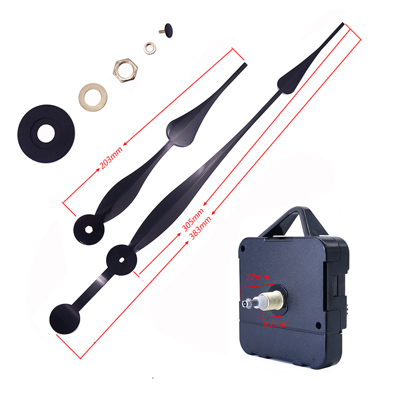 HR1688 15mm kvartsklockmaskin och aluminiumklockhänder