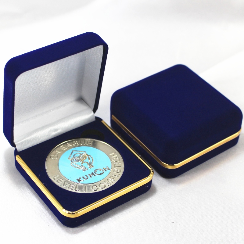 Objekt D-17 runt form Velvet Box för pedant, mynt och bricka, mm.65*68*29, vikter runt 40g.