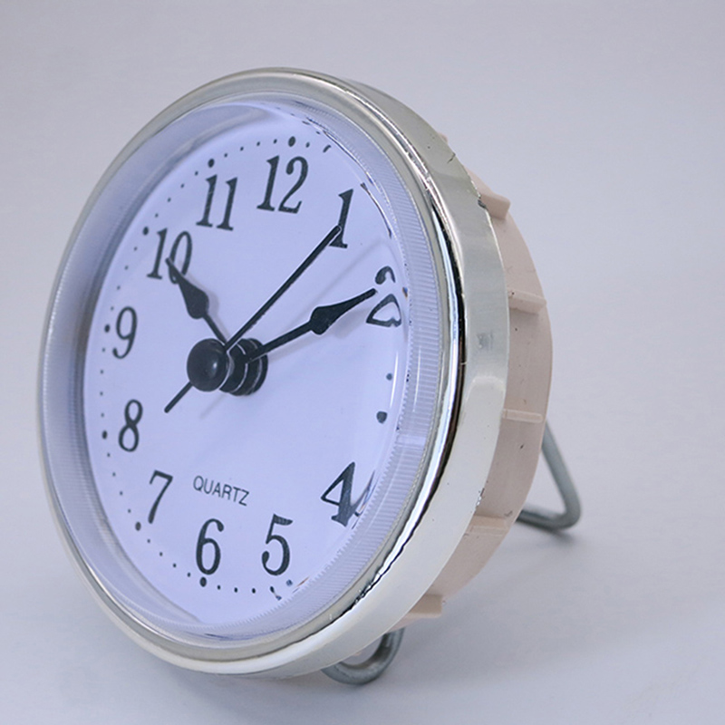 diameter 65mm rundväggens färgväckarklocka för silver