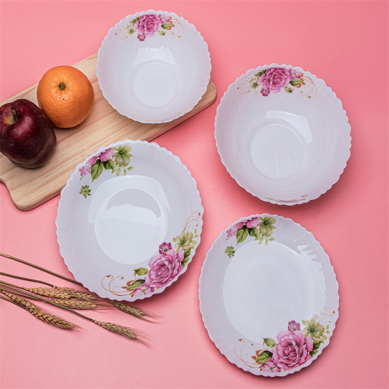 19L- och middagsdukar, värmetålig Opal Glassware