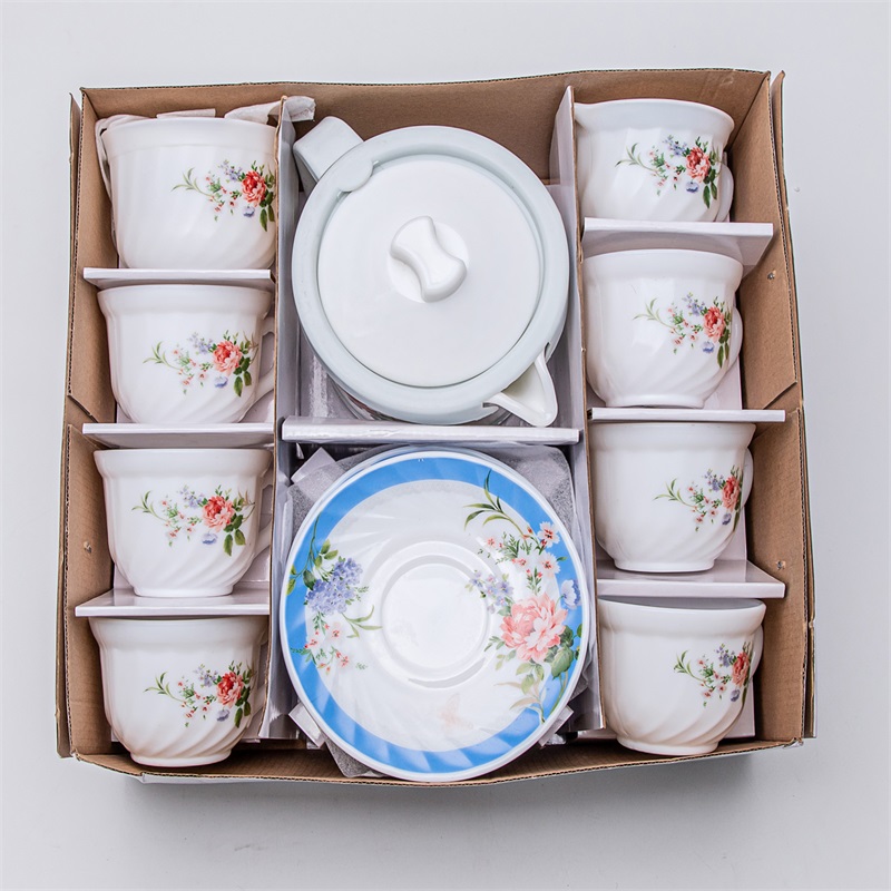 Middag av opal glas av glas (190CC CUP SET)