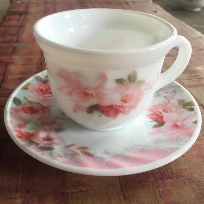 Middag av opal glas av glas (190CC CUP SET)