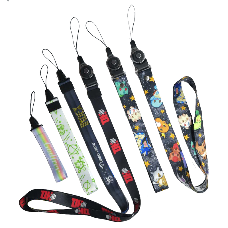 Factory direct sales two in a löstagbar Lanyard Mobile Phone Lanyard Silk screen Lanyard Hot transfer Lanyard Professionalisering