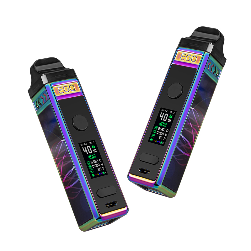 Rök Rpm40 Pod Justerbar effekt 5-40W Färgskärm Elektronisk cigarett