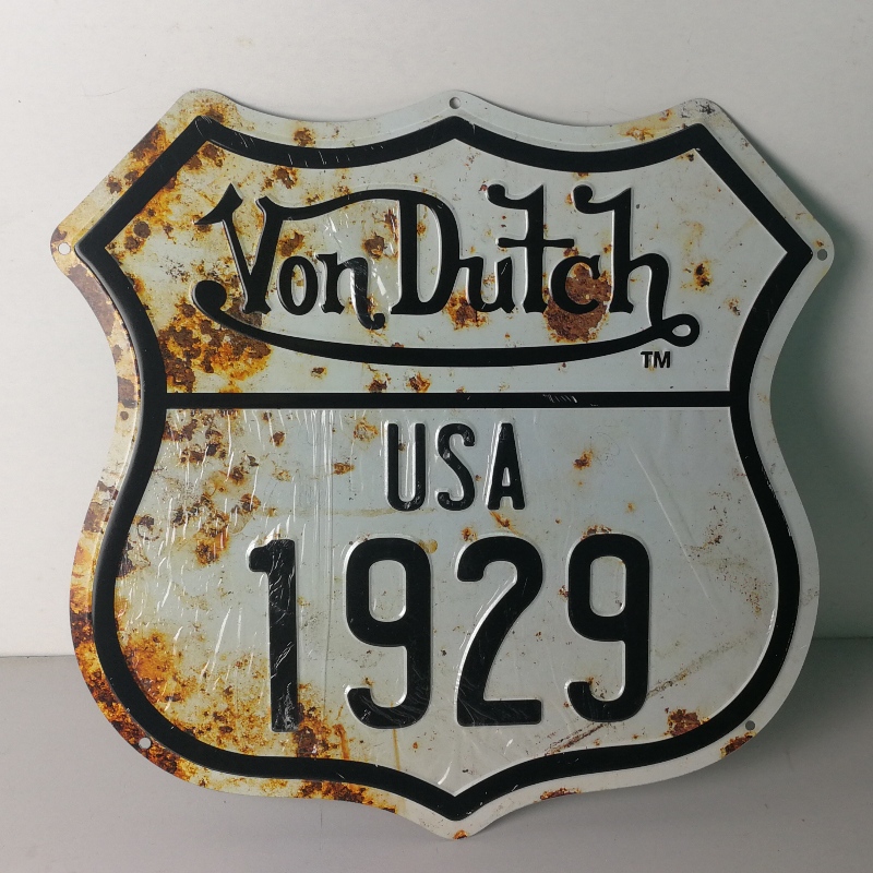 Vintage präglade metall tennskyltar för pub Heminredning eller varningsskylt Retro tenn skyltar Vintage dekorativa tallrikar metall väggkonst