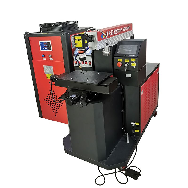 0.1-3.0mm Fokal Spot 200W 400W Automatisk Stainless Steel metal YAG spot Mould Laser Welding Machine