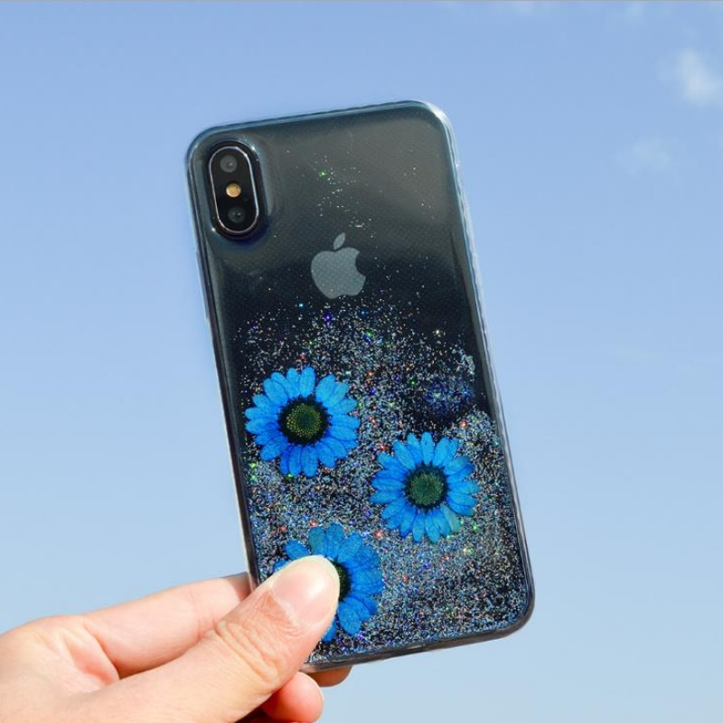 Tillverkare Egen Mode Apple iPhoneX Special True Tory Flower, med emballage på små, färska blommor