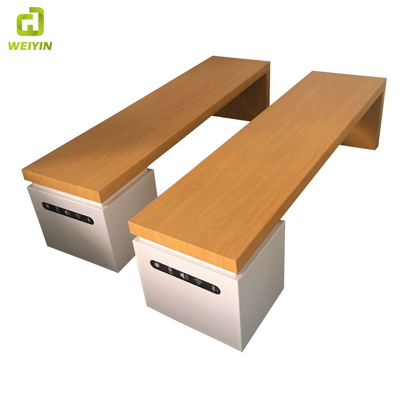 Ny design Smart Solar Garden Garden Patio Bench för Park