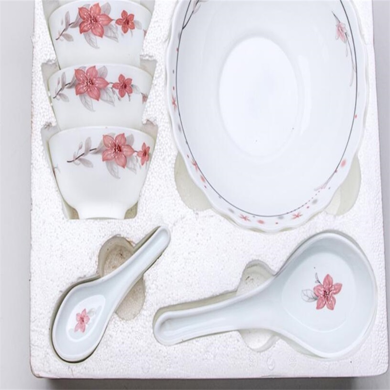 Glasglas av opal för middagen - 10pcs skål