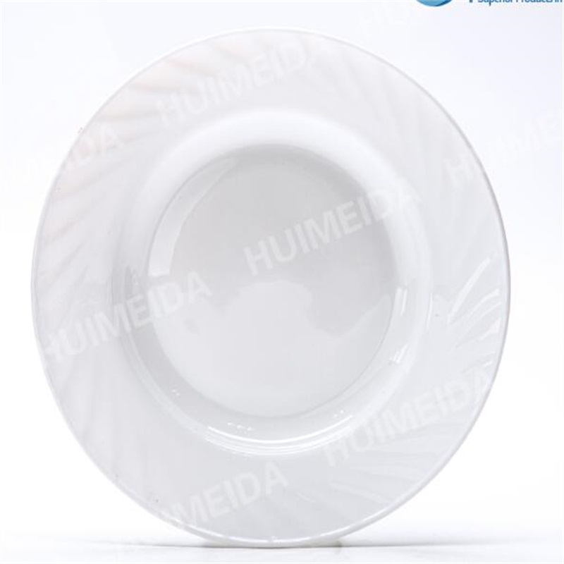 Matkassett av opalsglas (HSP Soup Plate)