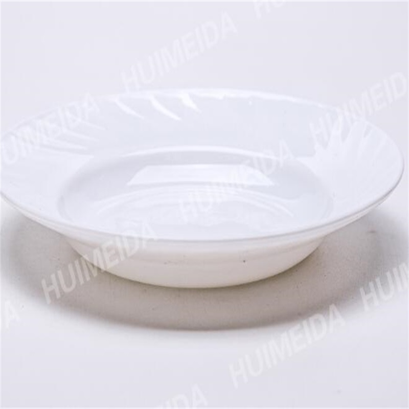 Matkassett av opalsglas (HSP Soup Plate)