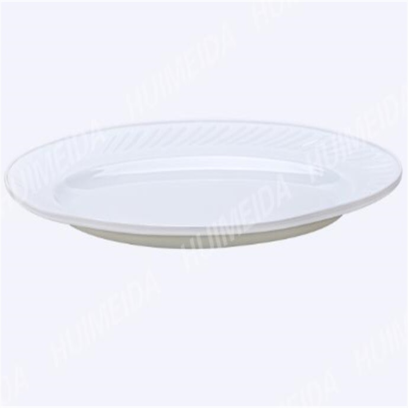 Middag av opalsglas av glas (HYP OVAL PLATE)