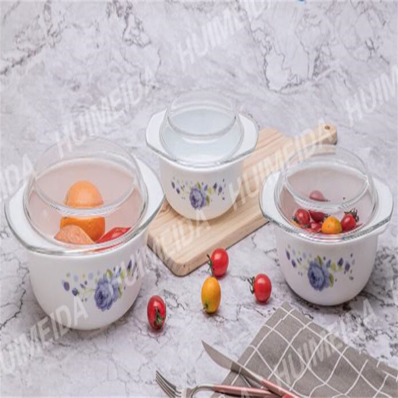 Glasglas av opal för middag - YGG & Casserole Series