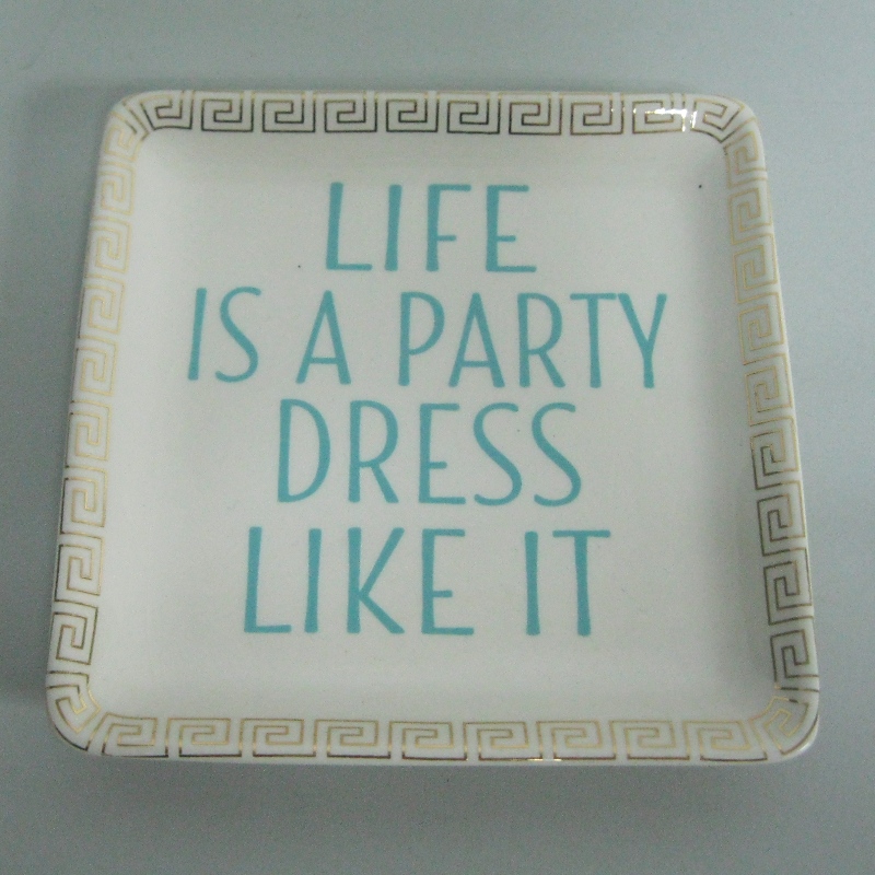 Guldmetallic Decal Ceramic Plate Dinner Plate Decoration Plate 4.5\\\\\\