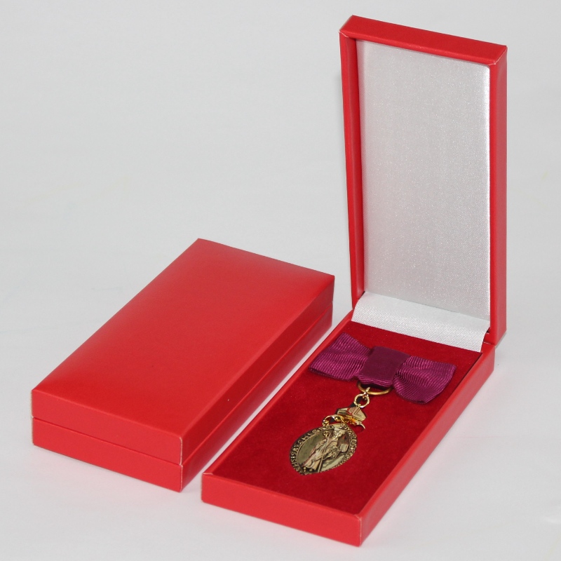 Artikel V-10L rektangulär konstpapperkartong för 50 * 120 mm medalj & märke mm mm. 69 * 148 * 30, vikter cirka 98 g