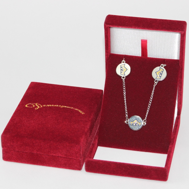 Artikel V-17L fyrkantig PU-läderbox för 65 * 90 mm medalj, märke, mynt etc. mm. 80 * 110 * 34, vikter cirka 90 g