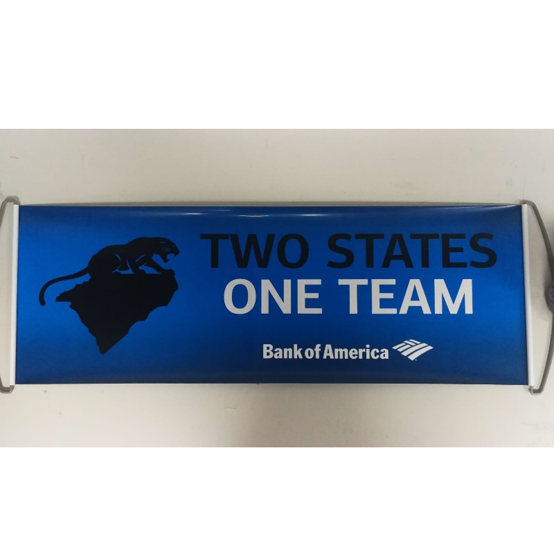 Eget Logo Hand Held Roller Banner- Panthers 24x68CM