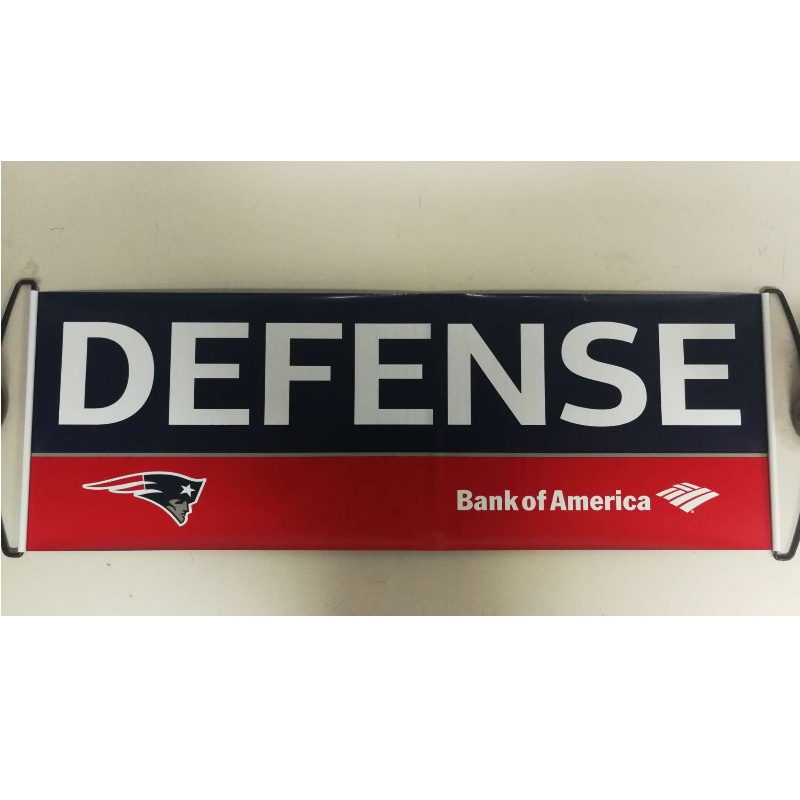 Eget Logo Hand Held Roller Banner- Patriots 24x68CM