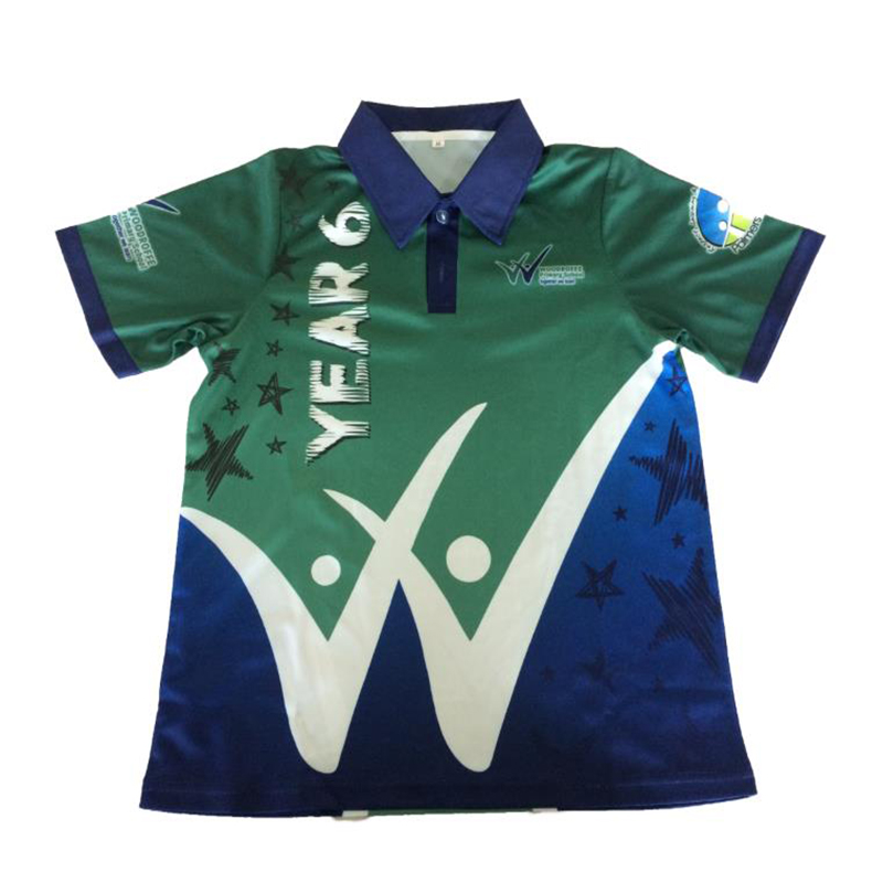 Anpassad sublimering Polo shirt av hög kvalitet