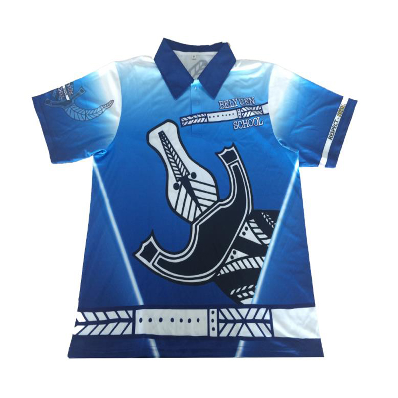 Anpassad sublimering Polo shirt av hög kvalitet