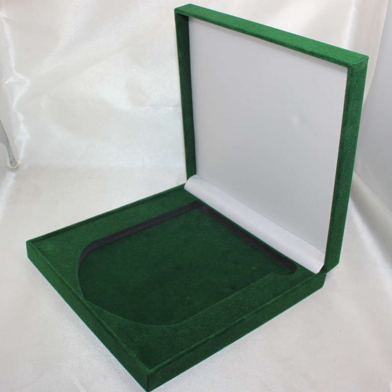 Objekt V-23L kvadratisk flanellåda för 150*150mm mutitmynt, medaljer och brickor etc. mm.192*40, vikter om 335g