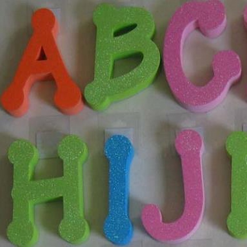 Foam Glitter letter EVA letter Foam letter