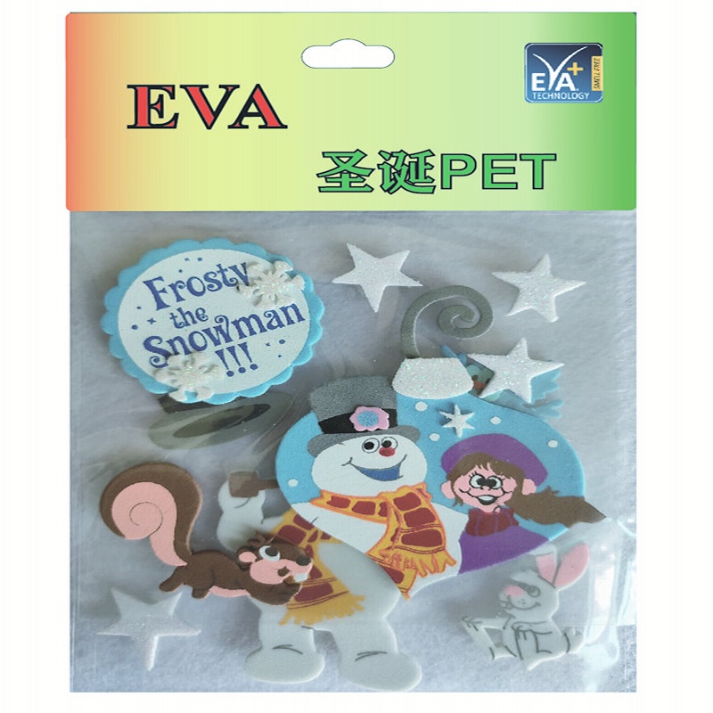 Fotoklistermärken PET Foam Glitter PET Christmas PET