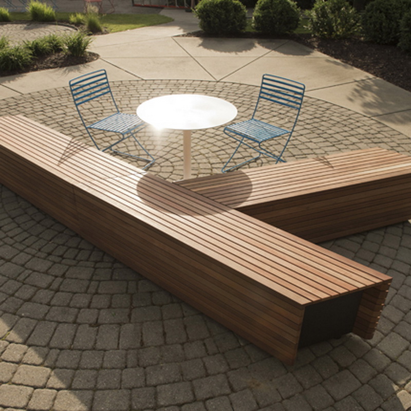 Reklam för trådlös Charging Factory Price Urban Seats Smart Diy Solar Bench för försäljning