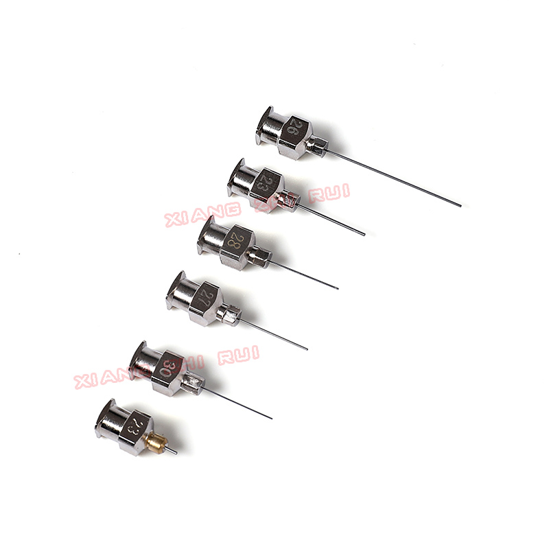 Högkvalitativ utdelningsnål i rostfritt stål, inget lim som blockerar, jämnt flöde