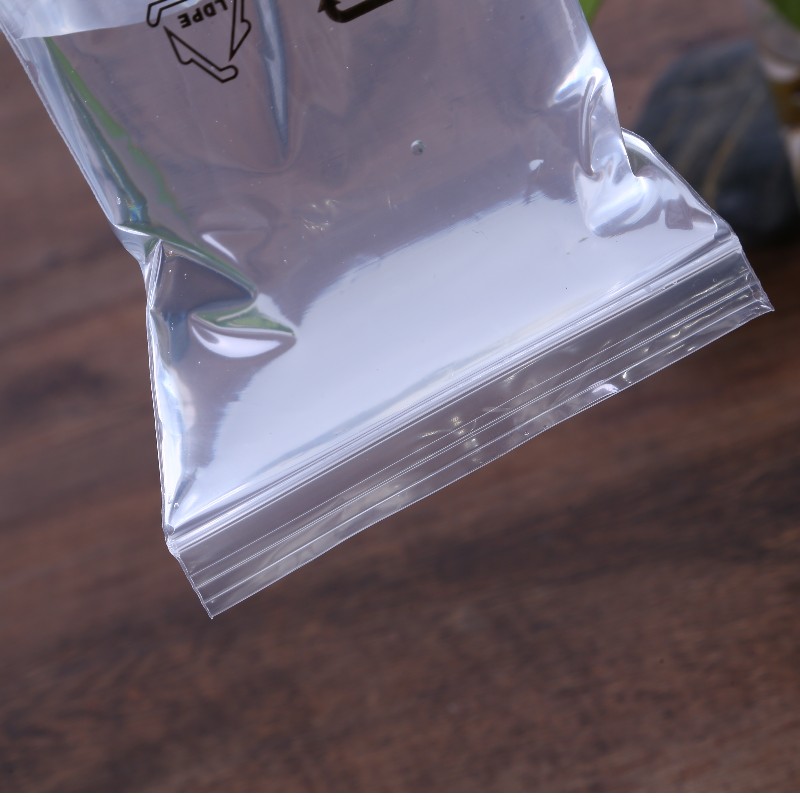 Anpassningsbar LLDPE transparent självtätande väska