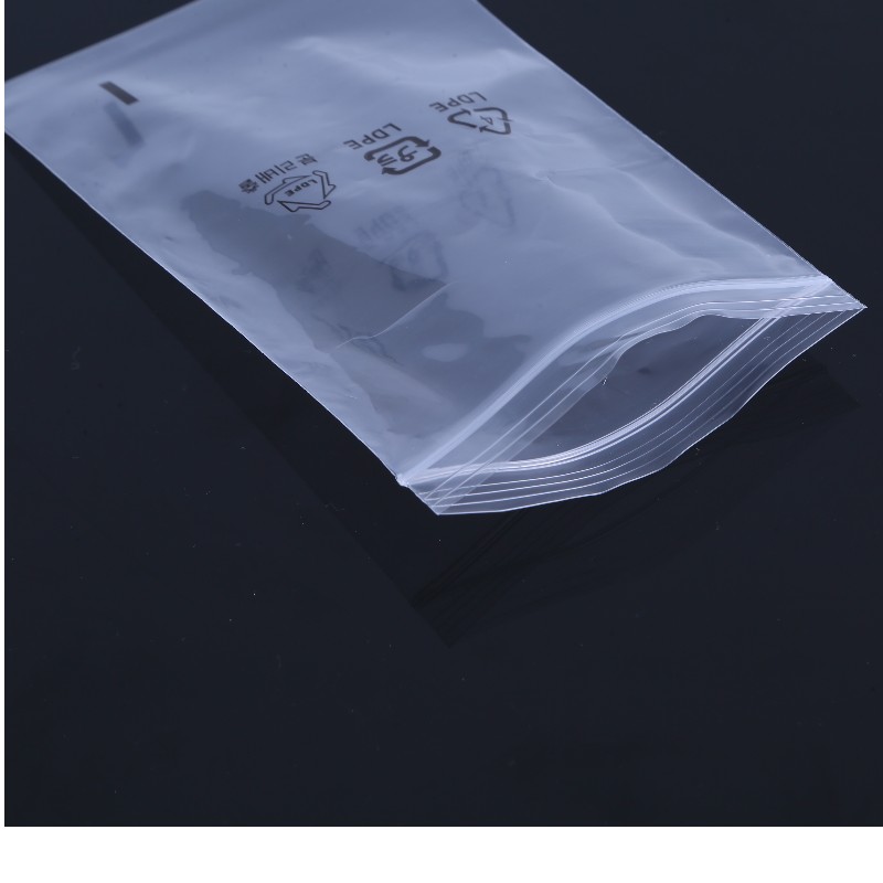 Anpassningsbar LLDPE transparent självtätande väska