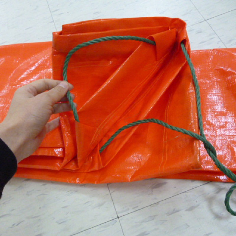 Anpassad polyetenplatta Kina Pe presenning med öglor plastfolie