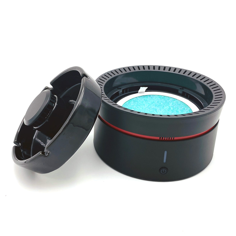 Trendig elektronisk intelligens och kreativ askfat skrivbordsluftrenare T2