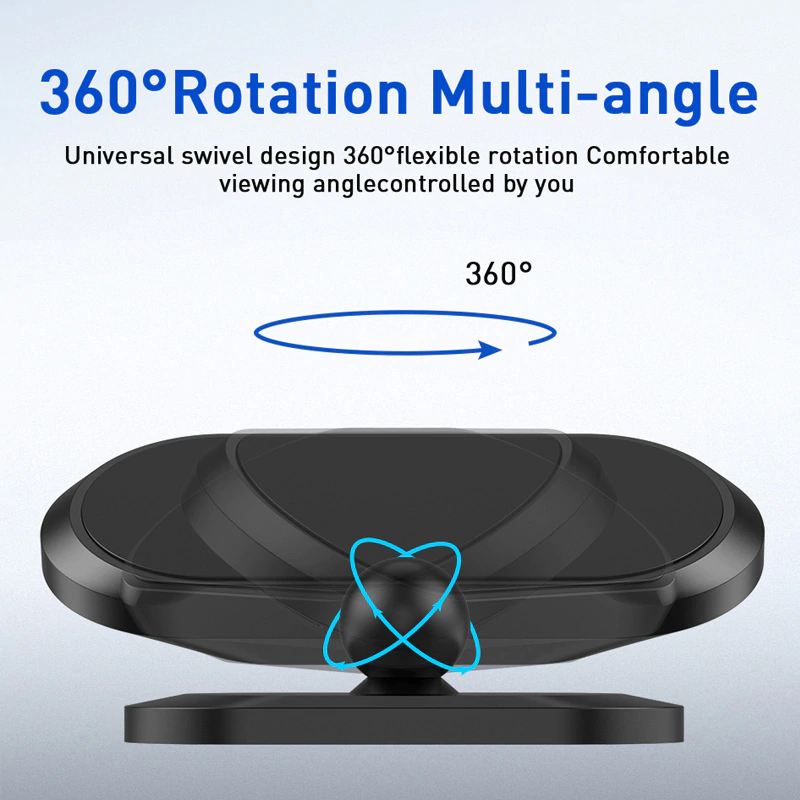 Magnetisk biltelefonhållare 360 ​​° rotation bilhållare magnet telefonstativ passande 4,0-6,4 tum för samsung, iphone telefonstativ