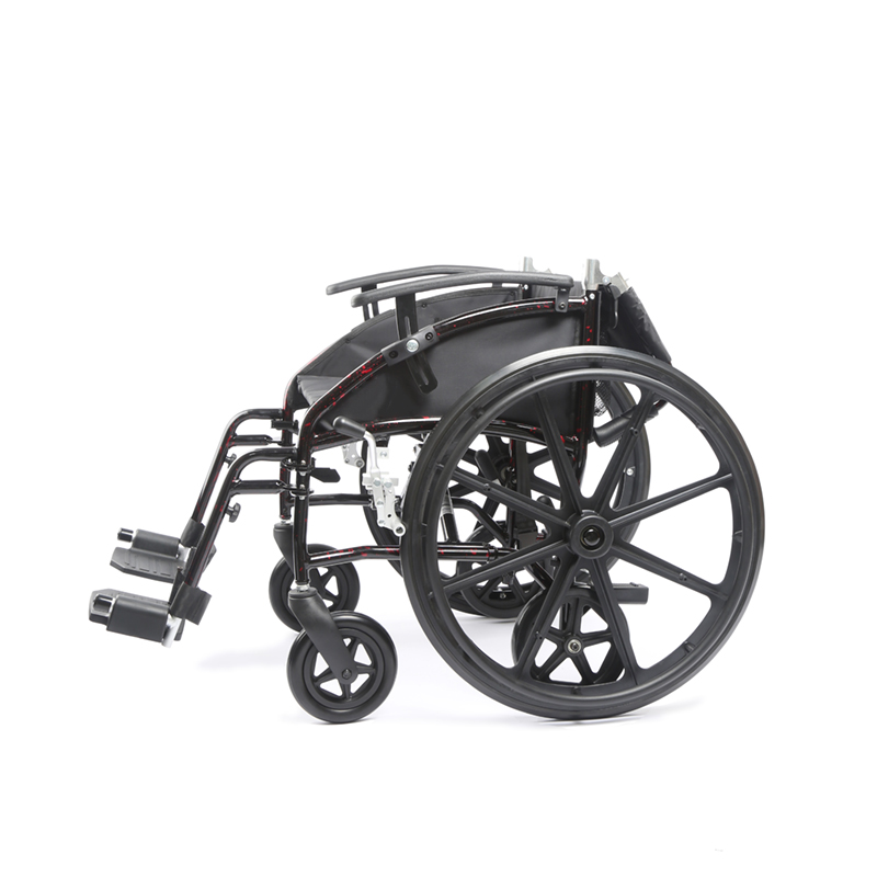 Lätt rullstol, Transporter-aluminium rullstol, Transportstol 2 i 1